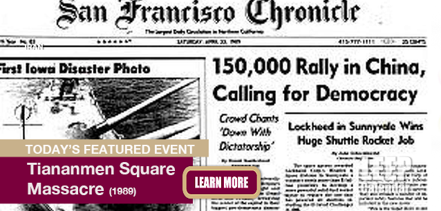 No Image found . This Image is about the event Tiananmen Square Massacre (CN)(1989): June 3-4. Click on the event name to see the event detail.