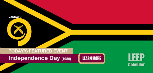 No Image found . This Image is about the event Independence Day, (VU)(1980): July 30. Click on the event name to see the event detail.