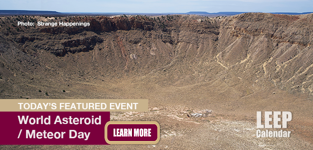 No Image found . This Image is about the event Asteroid / Meteor Day, Intl. (1908): June 30. Click on the event name to see the event detail.