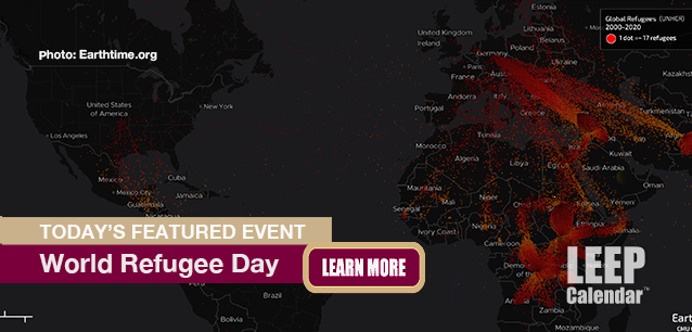 No Image found . This Image is about the event Refugee Day, World: June 20 . Click on the event name to see the event detail.