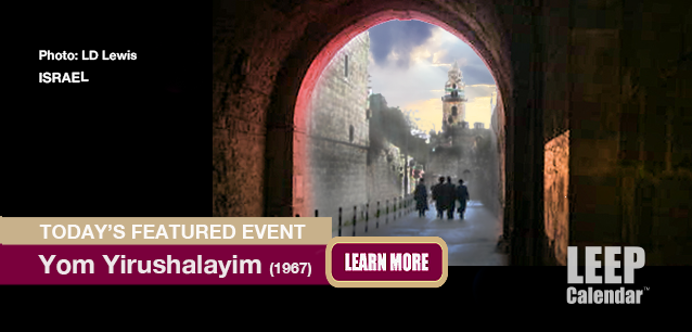 No Image found . This Image is about the event Yom Yirushalayim (IL)(1967): May 25/26. Click on the event name to see the event detail.
